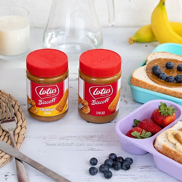 Карамельна паста  та печиво від LOTUS BISCOFF