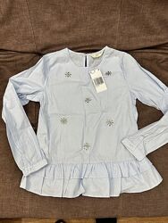 Блуза сорочка голуба Mango р.152