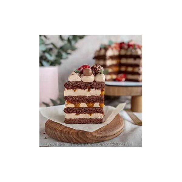 Отрытый шоколадный медовик yanni. bakery
