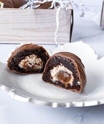 Пирожное Шоколадная картошка с двойной начинкой bunny cake macaron