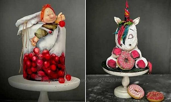 Припутнева 9 разных Детские торты Вафельная флористика Необычные торты