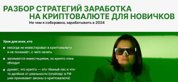 Разбор стратегий заработка на криптовалюте для новичков Наталья Вдовина