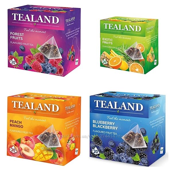 Чай фруктовый пирамидки tealand 20 пак.