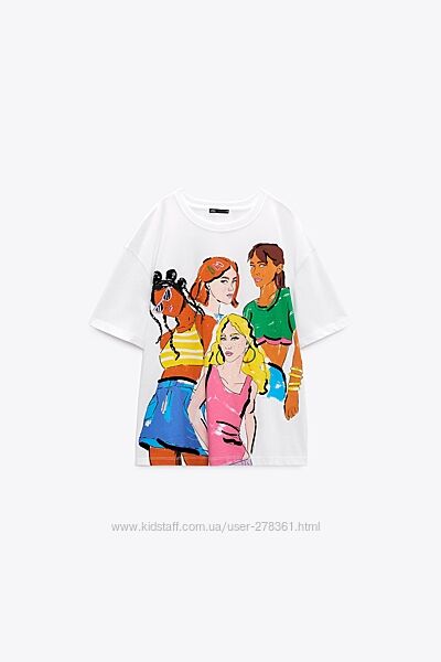 Zara футболка дівчата