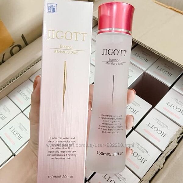 Зволожувальний тонер з алантоїном JIGOTT Essence Moisture Skin 150 ml 