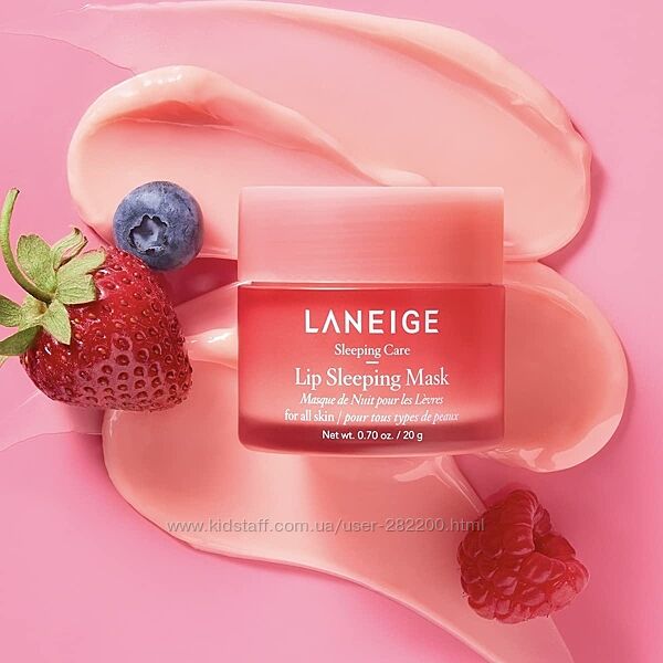  Ночная ягодная маска для губ  Laneige Lip Sleeping Mask Berry 20 ml