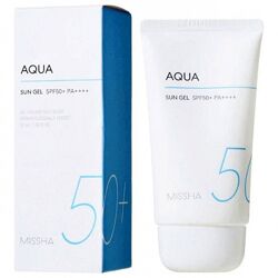 Сонцезахисний крем-гель с экстрактом хризантеми Missha Aqua Sun Gel SPF50