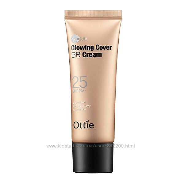 Легкий bb-крем Ottie Spotlight Glowing Cover BB Cream SPF25, 40 мл