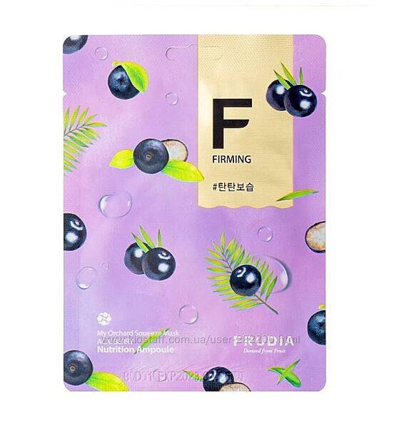Маска тканинна з ягодами асаї Frudia My Orchard Squeeze Mask Acai Berry 