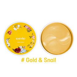 Патчі під очі із золотом і равликовим муцином Eyenlip Gold&Snail Hydrogel 