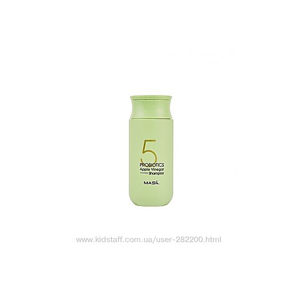 М&acuteякий безсульфатний шампунь з проробками та яблучним оцтом Masil 5 Probiot