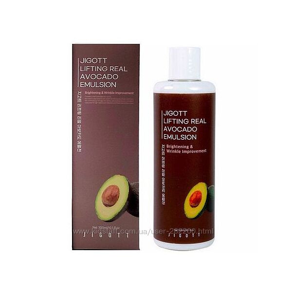 Эмульсия-лифтинг с экстрактом авокадо JIGOTT Lifting Real Avocado Emulsion 