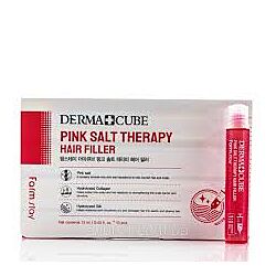 Укрепляющий филлер с розовой солью FARMSTAY Derma Cube Pink Salt Therapy