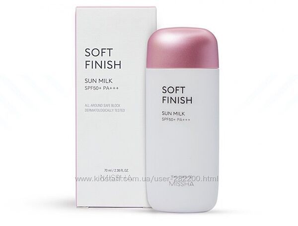Сонцезахисний крем Missha All-Around Safe Block Soft Finis SPF50