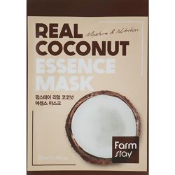 Тканевая маска с экстрактом кокоса FarmStay Real Coconut Essence 23 мл