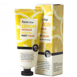 Крем для ніг з екстрактом лимона FarmStay Lemon Intensive Moisture Foot 