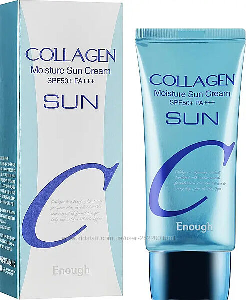 Зволожуючий сонцезахисний крем із колагеном Enough Collagen Moisture Sun 