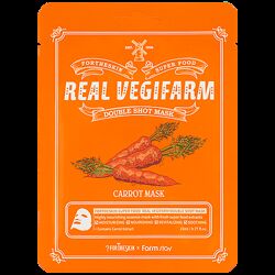 Тканинна маска морква FORTHESKIN Super Food Real 23 мл 