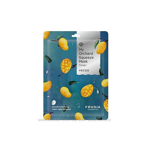 Тканинна маска для обличчя з екстрактом манго Frudia My Orchard Squeeze 