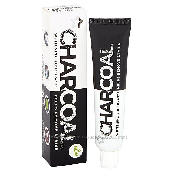 Вiдбiлююча зубна вугільна паста Superdrug Charcoal Gum Health Toothpaste
