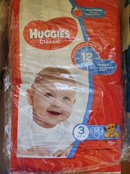 Продам підгузки Huggies classic 3 58шт