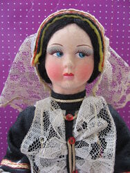 Итальянская сувенирная кукла 28 см